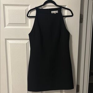 Zara Black Halter Sheath Mini Dress